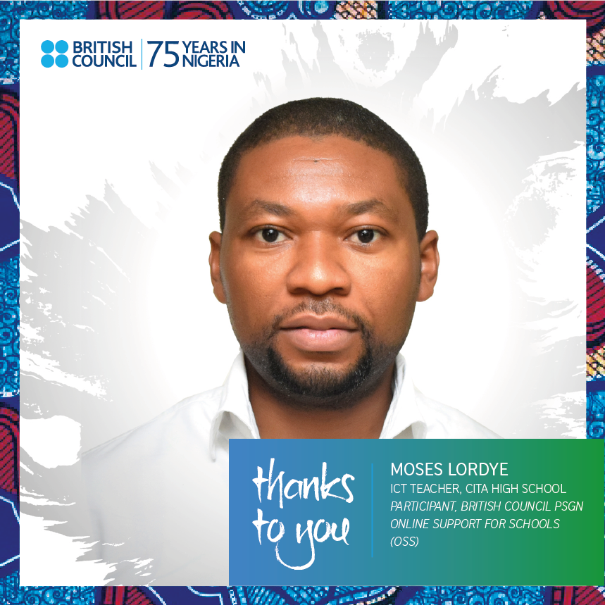 Thank to you Moses Lordye, ICT Teacher at CITA High School 